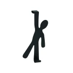 Wenko door hook "Boy", stainless steel, black - Wenko