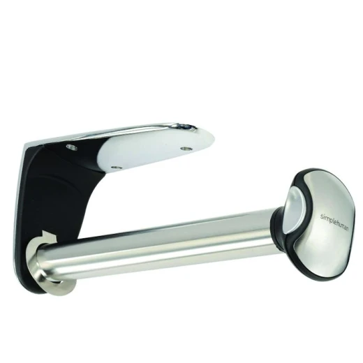 Simplehuman stainless steel quick load kitchen roll holder wall mount, silver color - Simplehuman - Image 2