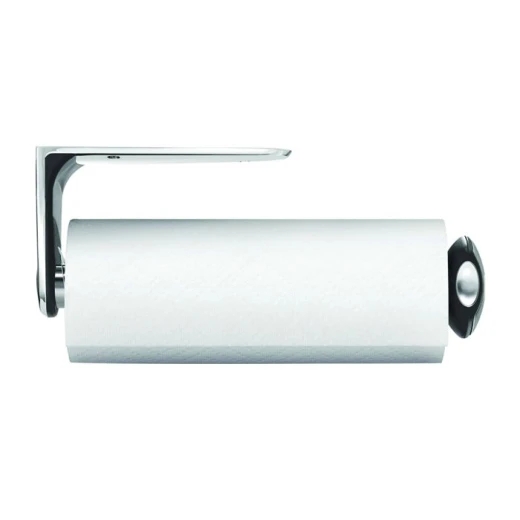 Simplehuman stainless steel quick load kitchen roll holder wall mount, silver color Simplehuman stainless steel quick load kitchen roll holder wall mount, silver color