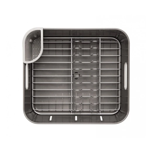 Simplehuman Compact Plastic Dish Rack, Grey Color - Simplehuman - Image 2