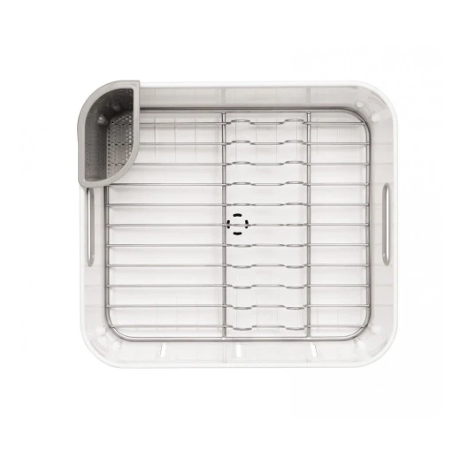 Simplehuman compact plastic dish rack, white color - Simplehuman - Image 2