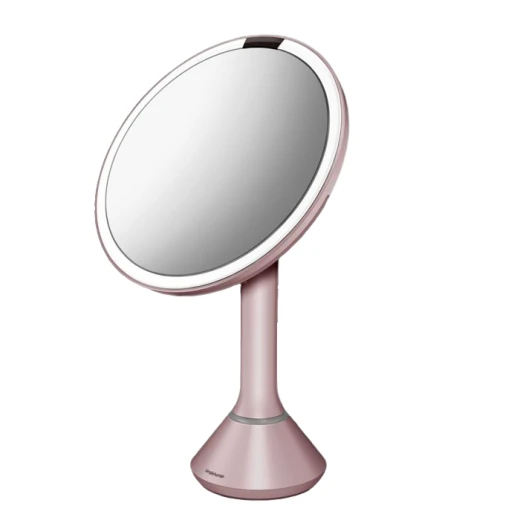 Simplehuman stainless steel sensor mirror, pink color, 20 cm - Simplehuman - Image 3
