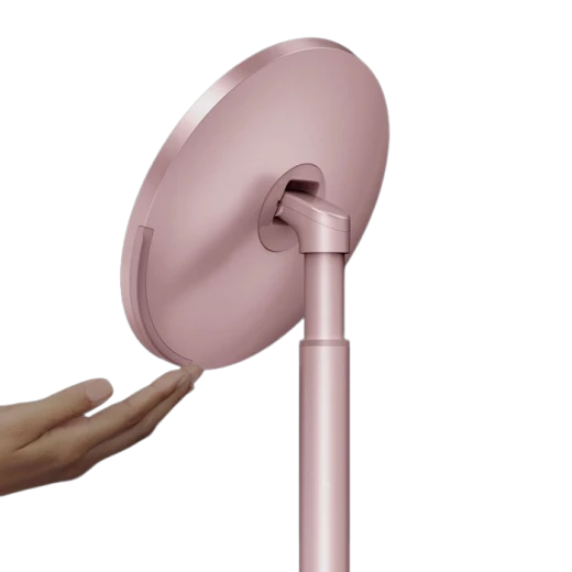 Simplehuman stainless steel sensor mirror, pink color, 20 cm - Simplehuman - Image 4