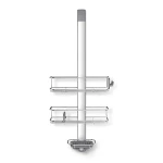 Simplehuman stainless steel and anodized aluminum shower caddy, silver color - Simplehuman