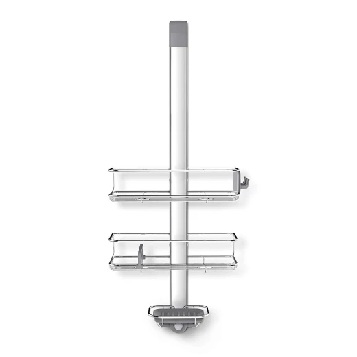 Simplehuman stainless steel and anodized aluminum shower caddy, silver color Simplehuman stainless steel and anodized aluminum shower caddy, silver color