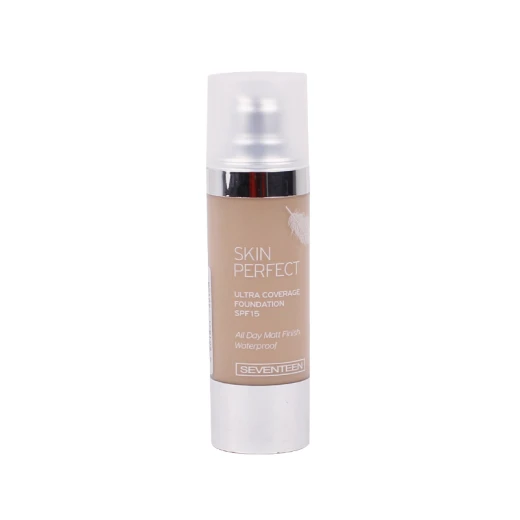Seventeen Skin Perfect Ultra Coverage Waterproof Foundation Shade 5 Matte Finish 30ml for Oily Skin