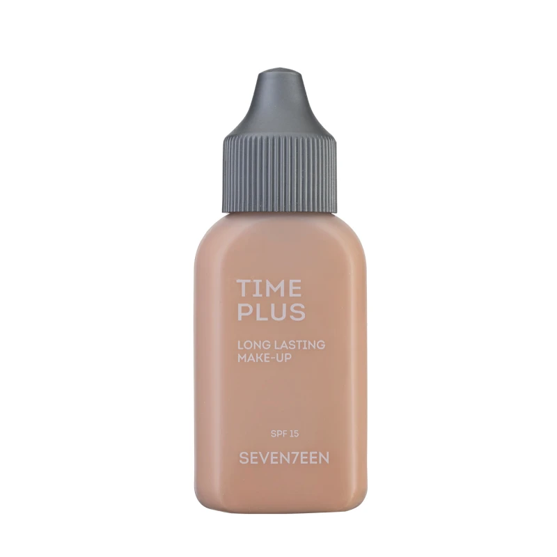 Seventeen Time Plus Foundation Shade 06 Matte Finish Long Lasting All Skin Types Makeup SPF15 - Seventeen