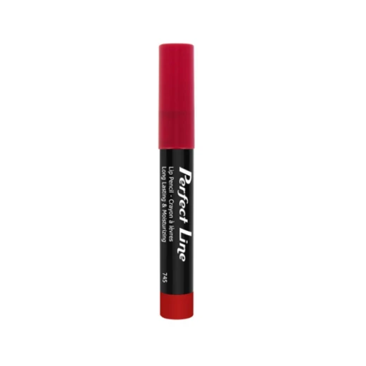 Glam Rockin'Red 745 Lip Pencil Creamy Moisturizing Long Lasting Lip Liner for Defined Lips Shiny Finish - Glam - Image 2
