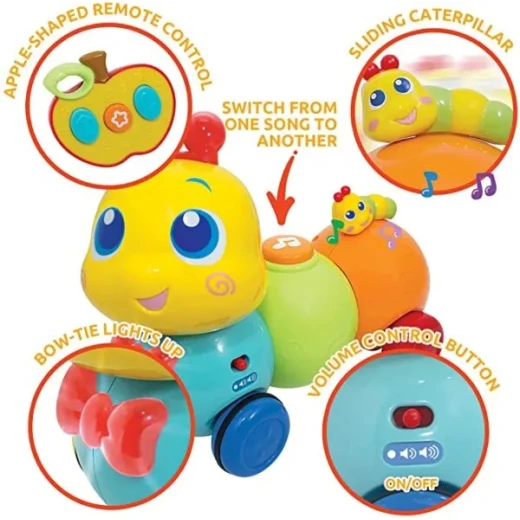 Winfun Remote Control Wriggle Giggle Caterpillar - WinFun - Image 2