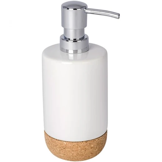 Wenko corc liquid soap dispenser, white Wenko corc liquid soap dispenser, white