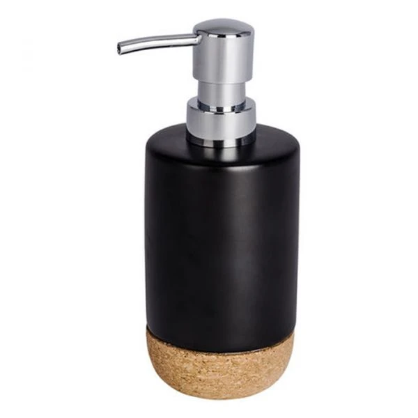 Wenko corc liquid soap dispenser, black - Wenko