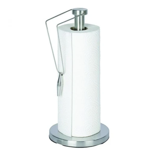 Wenko preston kitchen roll holder, stainlees, steel, silver Wenko preston kitchen roll holder, stainlees, steel, silver