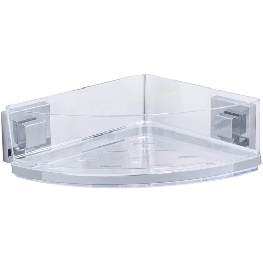 Wenko Shower And Bath Rack 28 Cm Stainless Steel Silver/Transparent - Wenko - Image 2