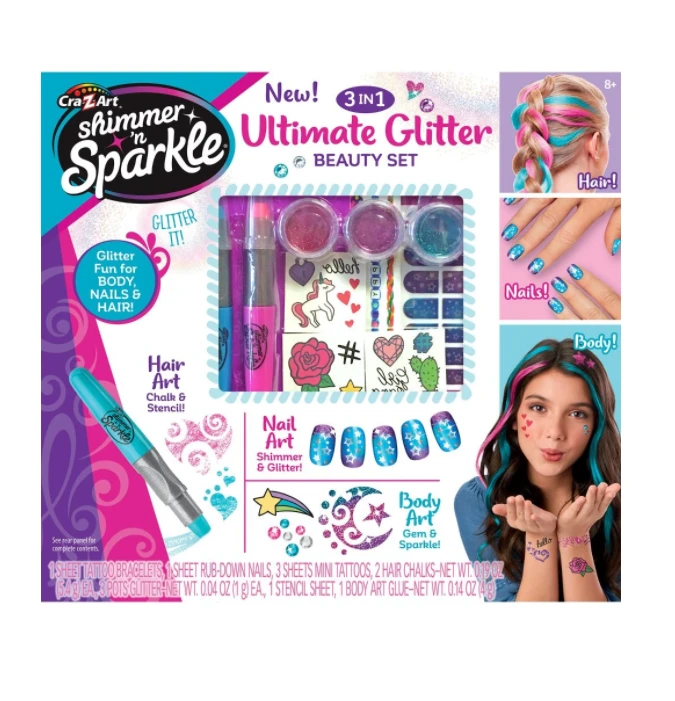 Car-Z-Art Shimmer N Sparkle New Ultimate Glitter Beauty Set - Car-Z-Art