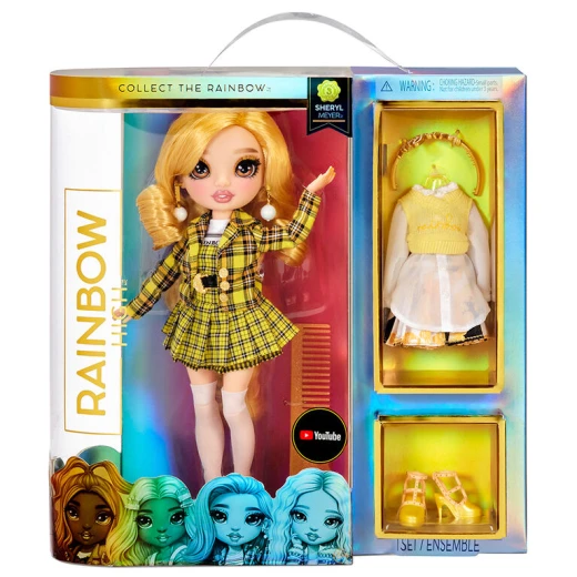 Rainbow High Fashion Collectable Doll Toy For Kids, Marigold Series 3 Rainbow High Fashion Collectable Doll Toy For Kids, Marigold Series 3