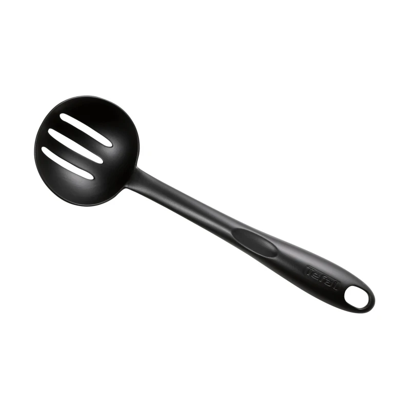 Tefal Slotted Ladle Spoon Bienvenue, Black Color - Tefal