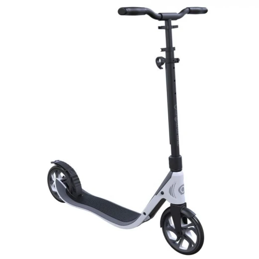 Globber One NL 205 Folding Scooter, Black and White Color Globber One NL 205 Folding Scooter, Black and White Color