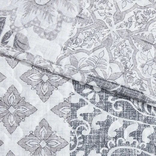 Nova Bed Spread 4 Pieces Set Percy, Gray Color - Nova Home - Image 2