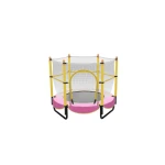 Kids Trampoline, Pink and Yellow