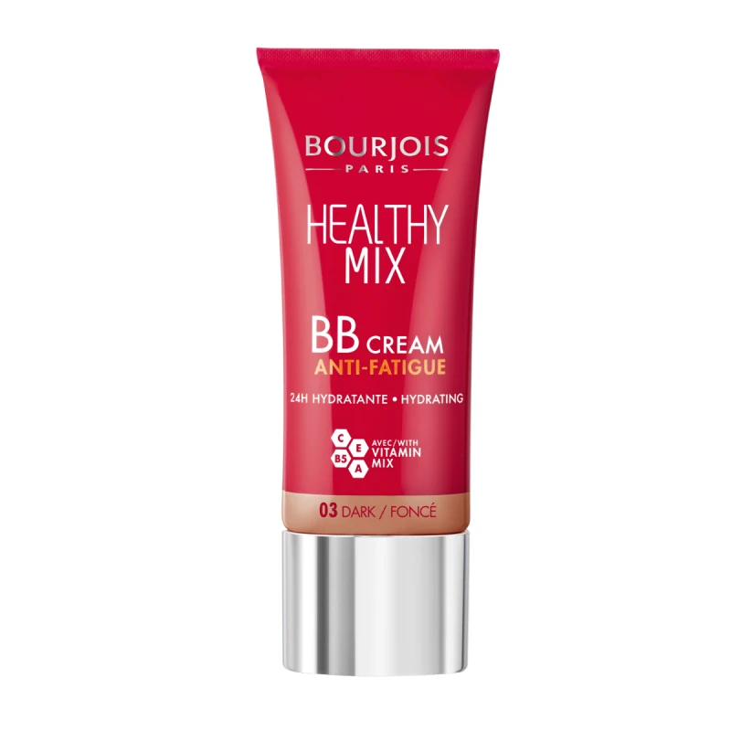 Bourjois Healthy Mix Anti Fatigue BB Cream 03 Dark Radiant Skin 30ml Concealing Coverage - Bourjois