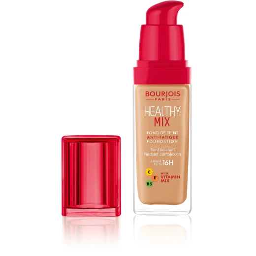Bourjois Healthy Mix Foundation 55.5 Radiant Anti Fatigue Formula 30ml Flawless Complexion Makeup - Bourjois - Image 2