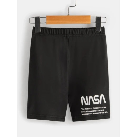 Boys Shorts, Black Color - Image 3