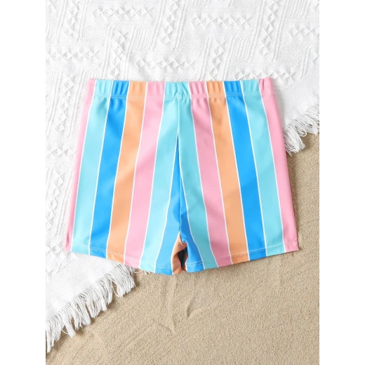 Boys Swim Shorts, Striped Design - Image 3