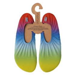 Slipstop Anti Slip Shoes, Rainbow Color, Size S