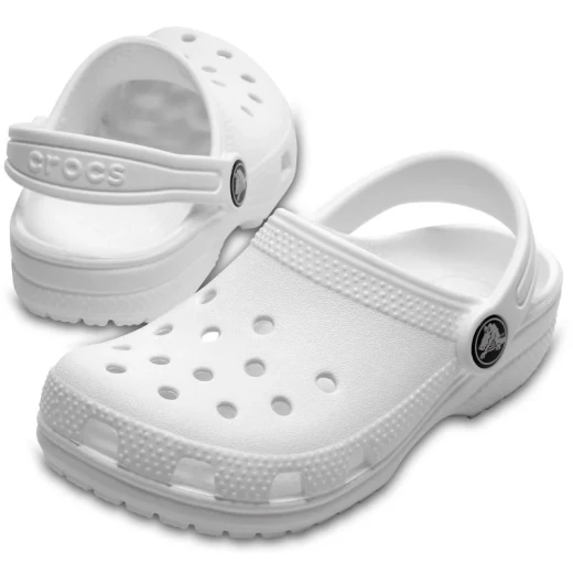 Crocs Classic Clog Kids, White Color, Size 29-30 Crocs Classic Clog Kids, White Color, Size 29-30