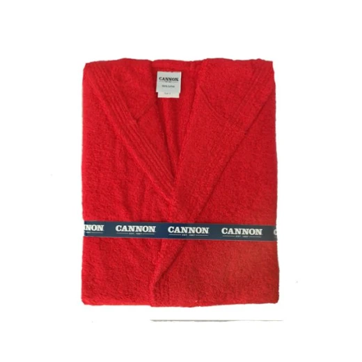 Cannon Plain Bathrobe Cotton, Red Color Cannon Plain Bathrobe Cotton, Red Color
