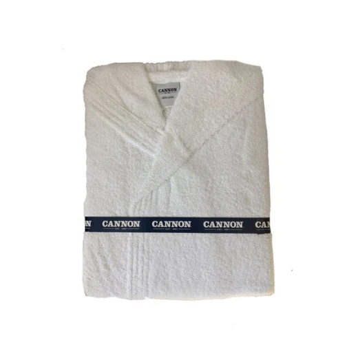 Cannon Plain Bathrobe Cotton, White Color Cannon Plain Bathrobe Cotton, White Color