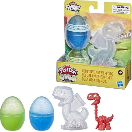 Play-Doh Dino Bones Eggs Slime, Red Color Play-Doh Dino Bones Eggs Slime, Red Color