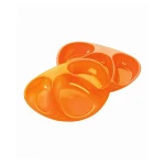 Tommee Tippee Section Plates Pack of 2, Orange Color - Tommee Tippee