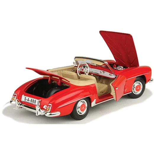 Maisto 1955 Mercedes Benz 190SL, Scale 1:18, Red Color - Maisto - Image 2