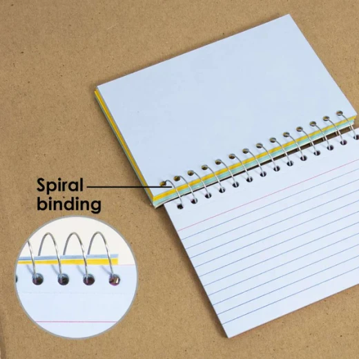 Bazic Spiral Bound Ruled Colored Index Card - Bazic - Image 3