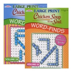 Bazic Kappa Print Chicken Soup For The Soul Word Finds Puzzle Book, Large
