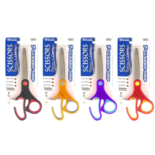 Bazic Office Scissors Soft Grip Bazic Office Scissors Soft Grip