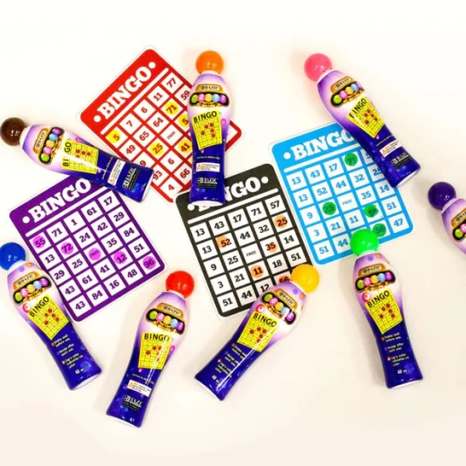 Bazic  Bingo Marker, 1 Pcs,  8 Assorted Color, 40 Ml - Carioca - Image 3