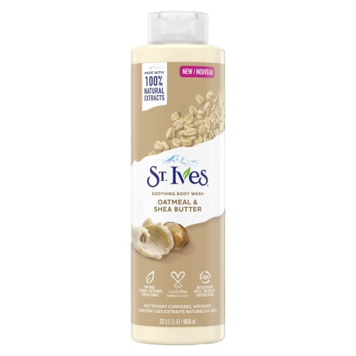 St. Ives Shower Gel, Oatmeal Shea Butter, 650 Ml St. Ives Shower Gel, Oatmeal Shea Butter, 650 Ml