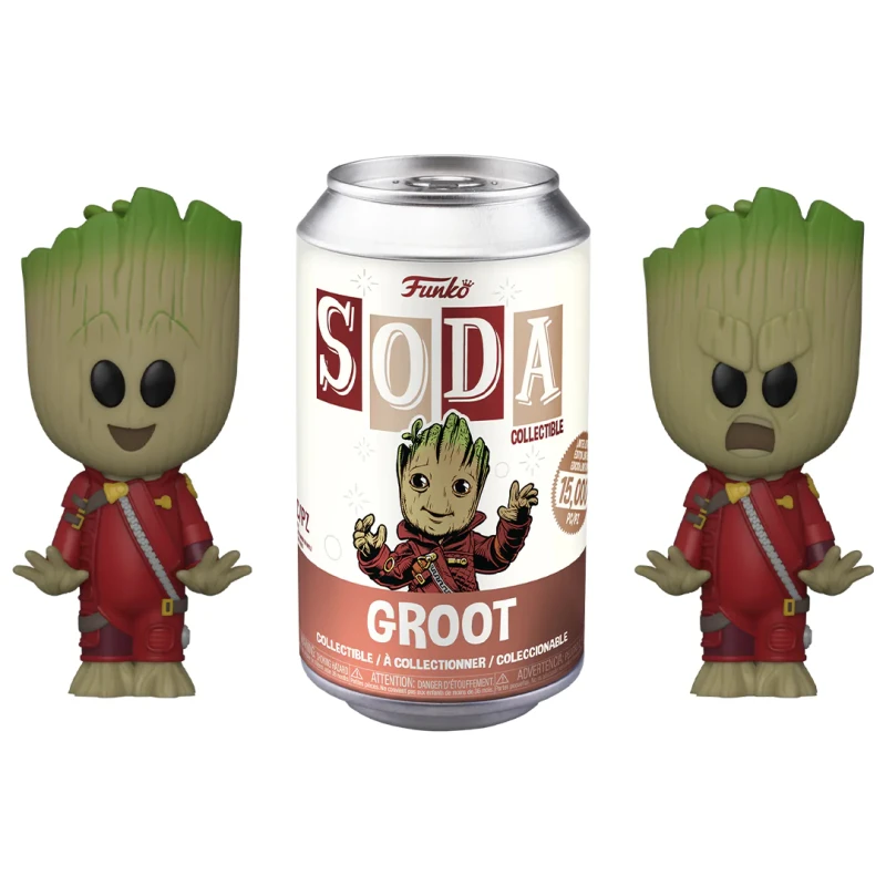 Funko Vinyl Soda, Marvel, Little Groot with Chase With Chase - Funko