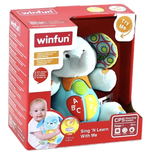 Winfun Sing & Learn Elephant, Blue Color - WinFun - Image 4