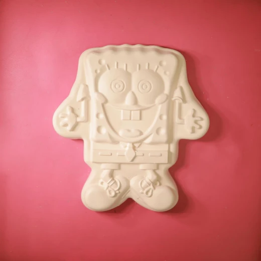 Little Hands Gypsum SpongeBob Coloring Art , (L) Size - Little Hands - Image 2