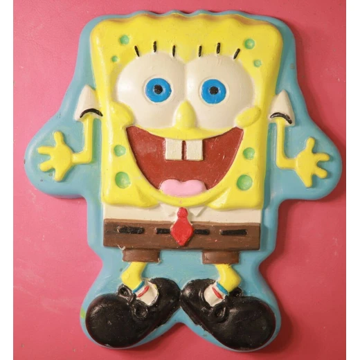 Little Hands Gypsum SpongeBob Coloring Art , (L) Size - Little Hands - Image 3