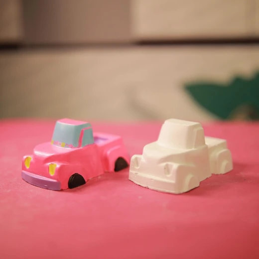 Little Hands Gypsum  Car Coloring Art, (S) Size - Little Hands - Image 2