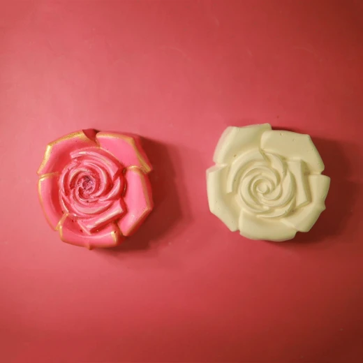 Little Hands Gypsum  Rose Coloring Art, (S) Size - Little Hands - Image 2