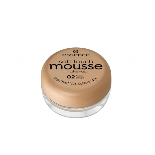 Essence Soft Touch Mousse Foundation Shade 02 Natural Matte Finish Flawless Skin Makeup Daily Wear Essence Soft Touch Mousse Foundation Shade 02 Natural Matte Finish Flawless Skin Makeup Daily Wear