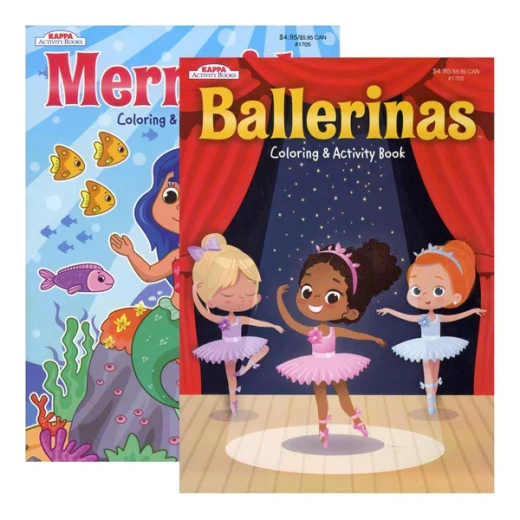 Kappa Mermaids & Ballerinas Activity & Coloring Book for Kids Fun Learning at Home & Classroom Kappa Mermaids & Ballerinas Activity & Coloring Book for Kids Fun Learning at Home & Classroom
