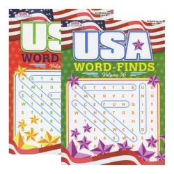 Kappa USA Word Finds Puzzle Book for All Ages | Word Search, Crosswords & Mazes for Cognitive Skills