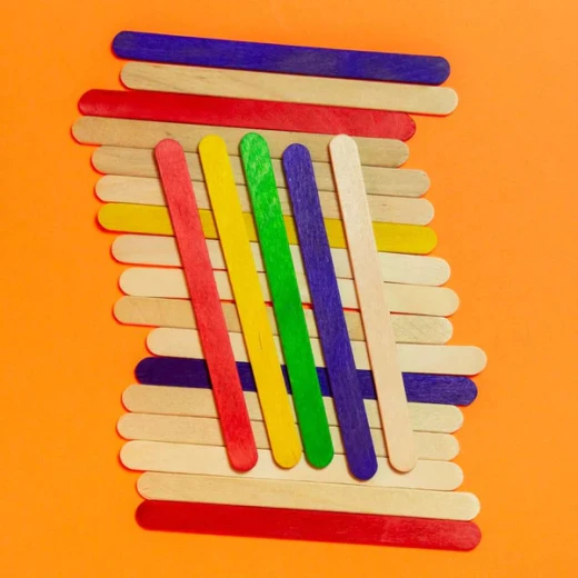 Bazic Jumbo Colored Craft Stick, 100 Sticks, 1 Pack - Bazic - Image 2