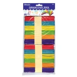 Bazic Jumbo Colored Craft Stick, 100 Sticks, 1 Pack - Bazic